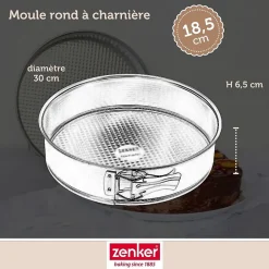 Moule à manqué à charnière 18,5 cm Zenker Silver