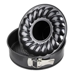 Moule à manqué et à savarin double fond 24 cm Zenker Black Metallic