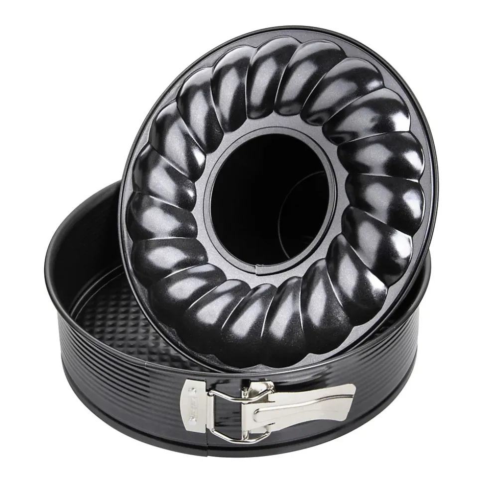 Moule à manqué et à savarin double fond 24 cm Zenker Black Metallic