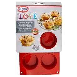 Moule à muffins 6 empreintes 30 x 18 cm Dr.Oetker Flexxibel Love