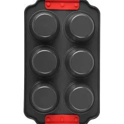 Moule à Muffins 6 pièces avec poignée Royalty Line RLMFN6