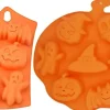 Moule en Silicone en Forme de Chauve-Souris et de Citrouille