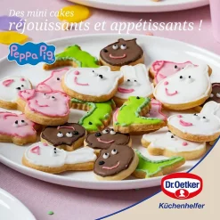 Moule mini cakes silicone 29 x 17,5 cm Dr. Oetker Peppa Pig