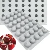 moule silicone au chocolat, 35 trous cerises