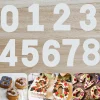 Moules à Gâteaux Numériques en Acryliques Number Cake Chiffre Grand Nombre de 0 à 8