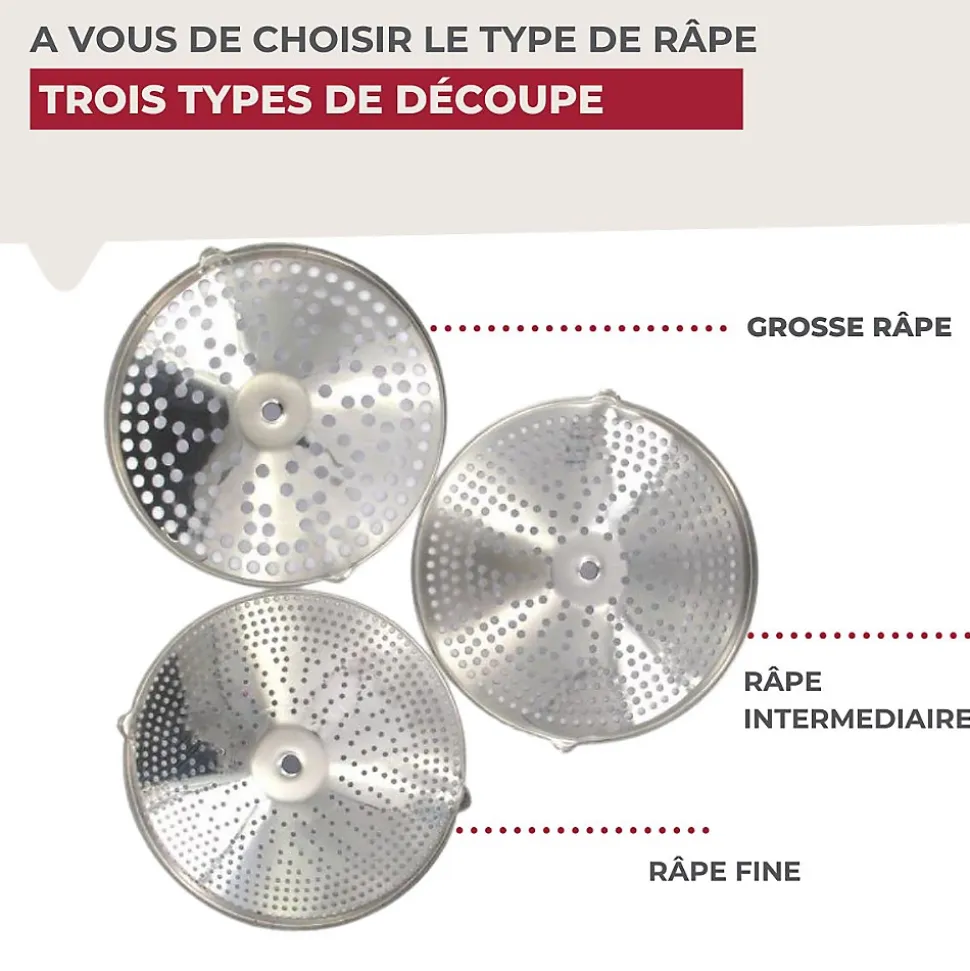 Moulin à légumes inox 24 cm Fackelmann Handmade Tradition