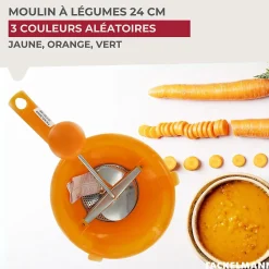 Moulin à légumes plastique 24 cm Fackelmann Handmade Tradition