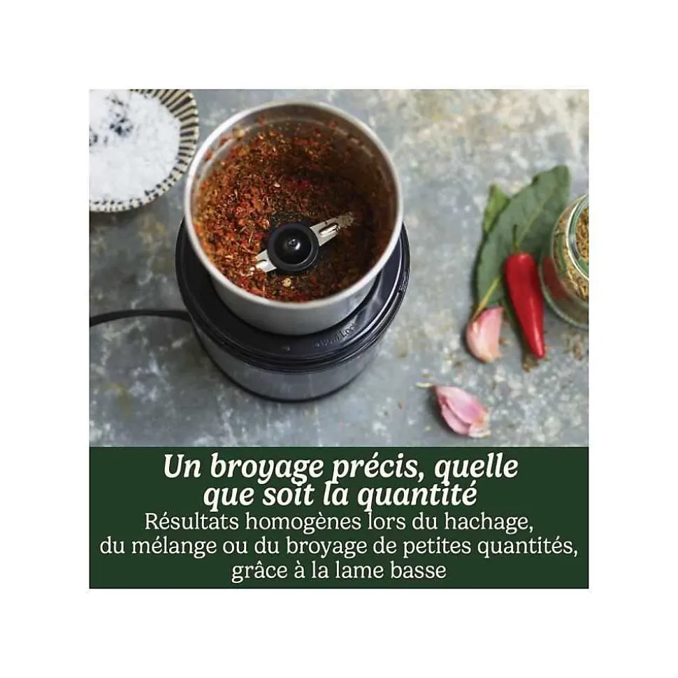 Moulin à épices Cuisinart SG21BE 200 W 2 bols inox Bleu nuit