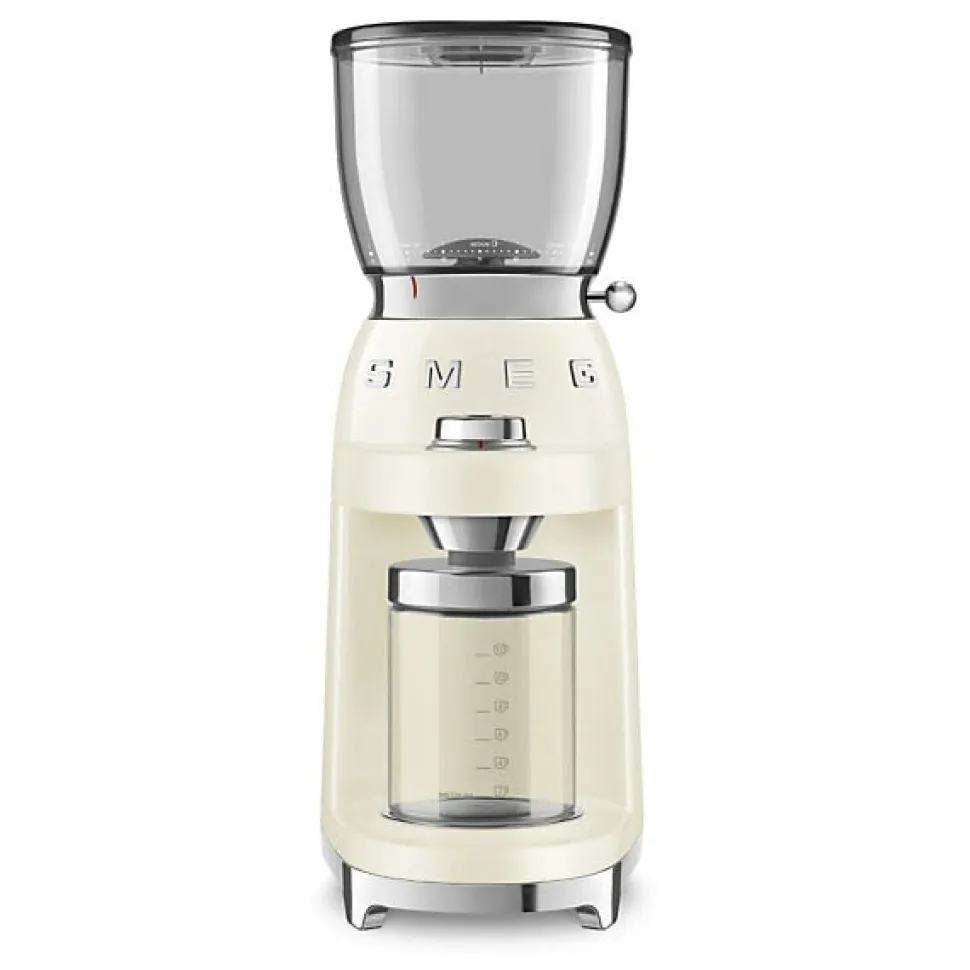 Moulin électrique Smeg CGF11CREU Transparent Crème 150 W 350 g