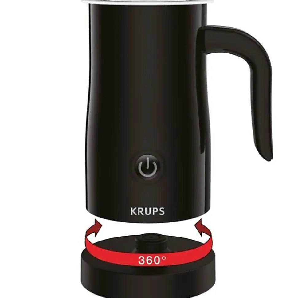 Mousseur à lait automatique KRUPS XL100810 - 2 fonctions mousse et chauffe - Noir