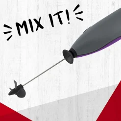 Mousseur à lait avec piles Fackelmann