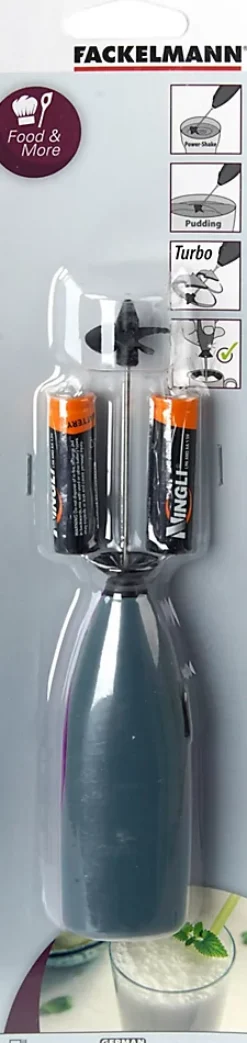 Mousseur à lait avec piles Fackelmann