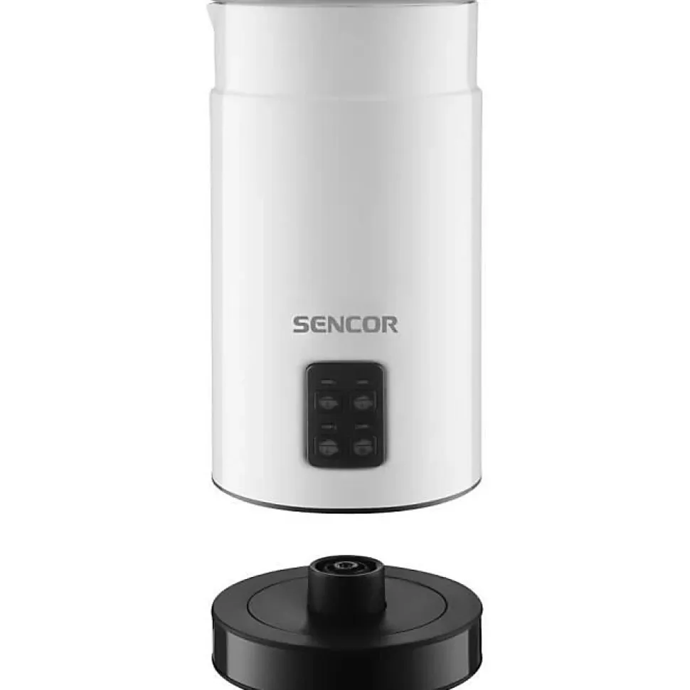 Mousseur à lait Sencor SMF2030WH blanc fouet inox 150ml moussage 300ml mélange
