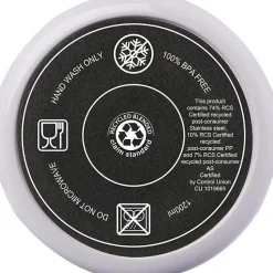 Mug avec paille MELBOURNE Violet (Taille unique)