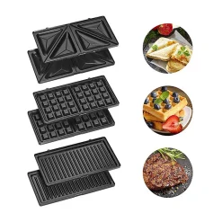 Multigril 3en1 650W Clatronic ST/WA 3670 Noir