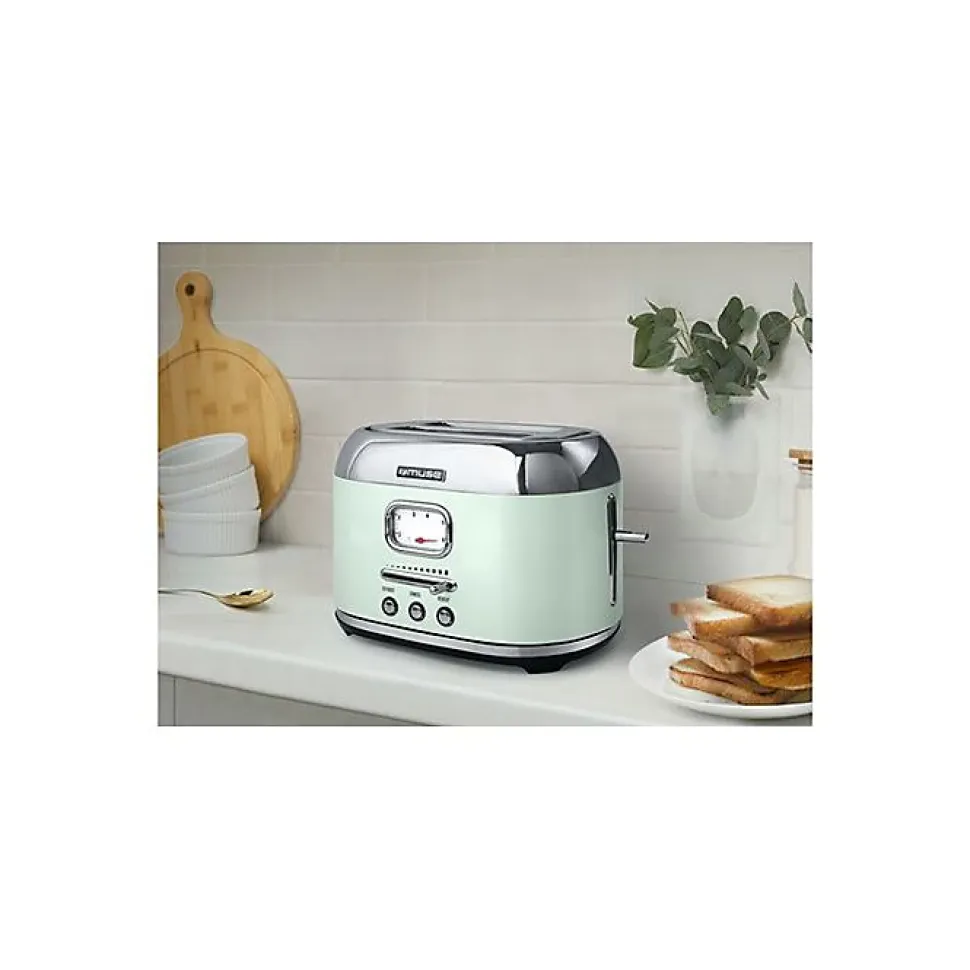 Muse Grille-pains 2 fentes 950w inox - MS-120AG