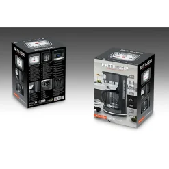 Muse MS-220 DG - Cafetière avec réservoir 1.4 L (10 tasses) avec Porte-filtre - 1000W