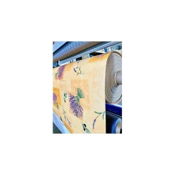 Nappe Bulgomme Imprimée Provençale Au mètre 250 x 140 cm orange