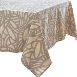 Nappe carré 170x170 cm ÉVA Beige écru coton +