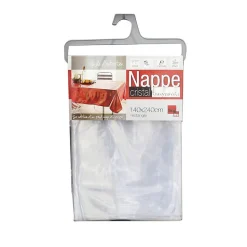 Nappe de protection 140x240 cm Cristal transparent