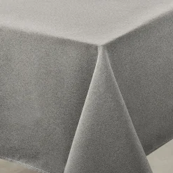 Nappe déperlante anti-taches - Effet lin (145x240 cm - Gris anthracite)