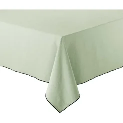Nappe en coton recyclé Grace 140x250 cm Céladon