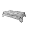 Nappe en toile cirée rectangulaire effet bois Planche
