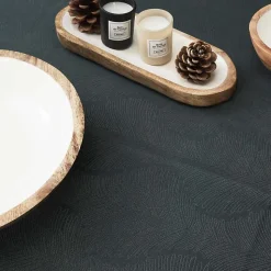 Nappe jacquard Black forest 140x240 cm