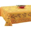 Nappe Provençale AntiTâche Olivou 100% Polyester jaune 300x150cm