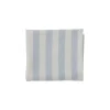 Nappe rayée bleu en coton organique H260x140cm