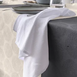 Nappe rectangle 150x250 cm HÉLIOS Anthracite coton +