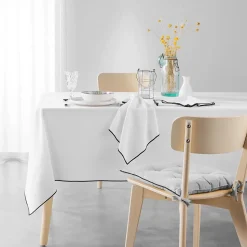 Nappe rectangulaire en coton recyclé Anaïs