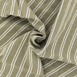 Nappe rectangulaire 160x300 cm coton LILI vert kaki