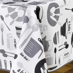 Nappe rectangulaire 150x240 cm Kitchen blanc