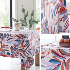 Nappe ronde 170 cm CHILI multicolore Salsa coton +