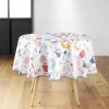 Nappe ronde antitache et infroissable A table