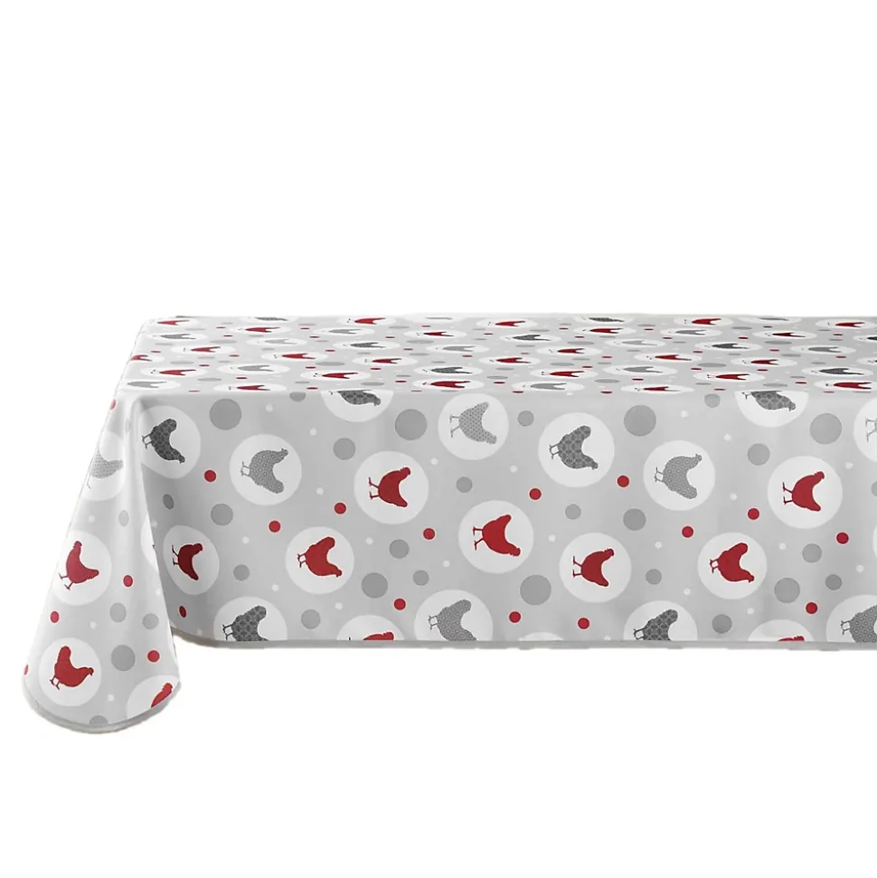 Nappe ronde antitache Plumette