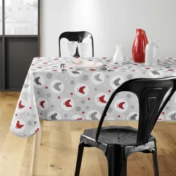 Nappe ronde antitache Plumette