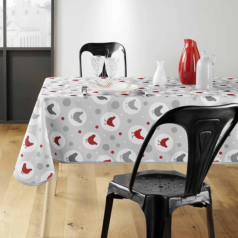 Nappe ronde antitache Plumette