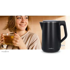 Nedis KAWK361EBK Bouilloire électrique 1.5L Noir NEDIS