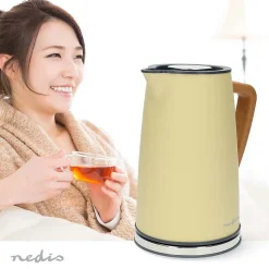 Nedis KAWK510EYW Bouilloire électrique 1.7 L Jaune NEDIS