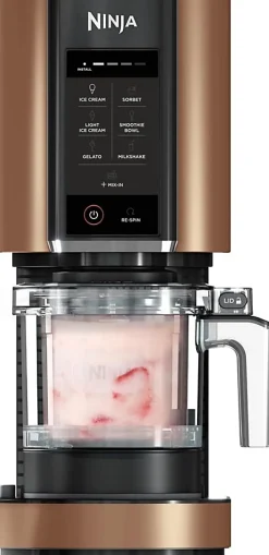 Ninja Sorbetière & Fabrique à Desserts Glacés 3 Pots, 7 Programmes