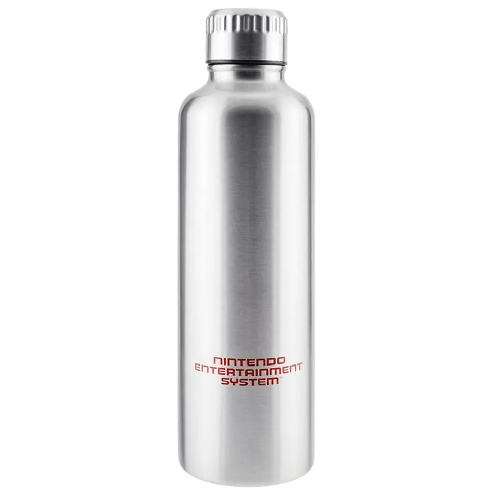 Nintendo - Gourde NES Silver/Black/Red (Taille unique)