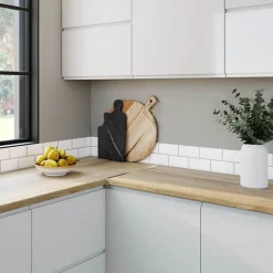 NORDLINGER PRO Lot de 2 Crédences métro blanc 120x80cm