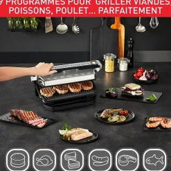 OptiGrill+ XL Silver 2000W 9 Programmes