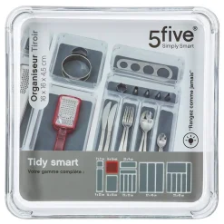 Organiseur de tiroirs 16x16 cm Tidy Smart - 5Five