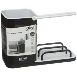 Organiseur d'évier 4en1 Noir Néo - 5Five