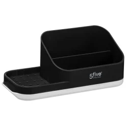 Organiseur évier avec distributeur 300ml Gris noir Néo - 5Five