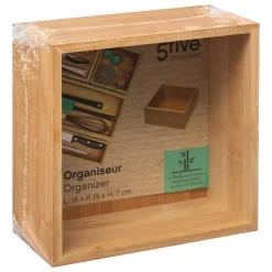 Organiseur 15x15 cm Tidy Smart Bambou - 5Five