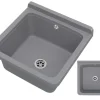 Orta Granitan Évier Gris pour Garage et Buanderie